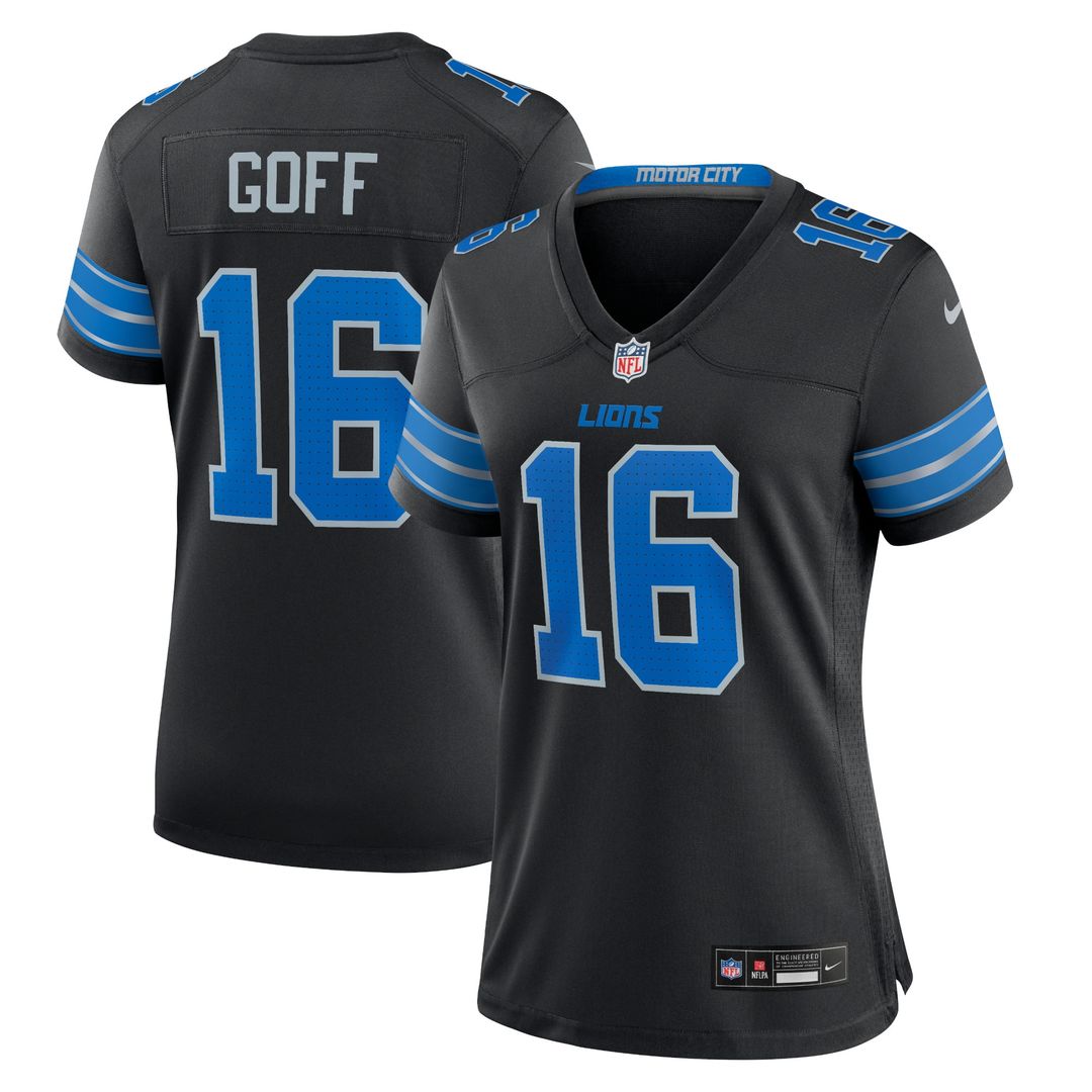 Jared Goff Detroit Lions Nike Women's Game Official Jersey - Blue