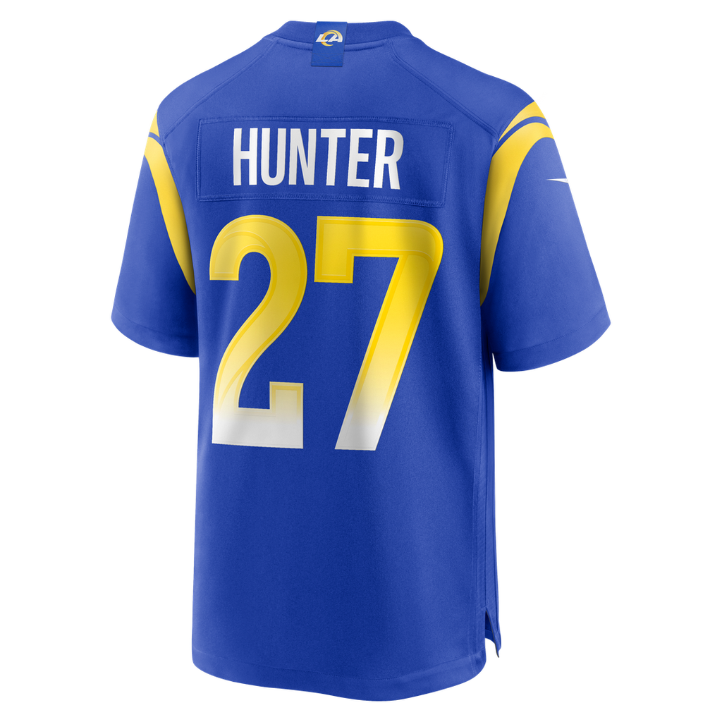 Jarquez Hunter Los Angeles Rams Nike Team Game Official Jersey -  Royal