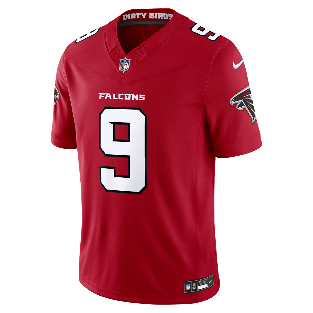 Michael Penix Jr. Atlanta Falcons Nike Vapor F.U.S.E. Stitched Limited Official Jersey - Red