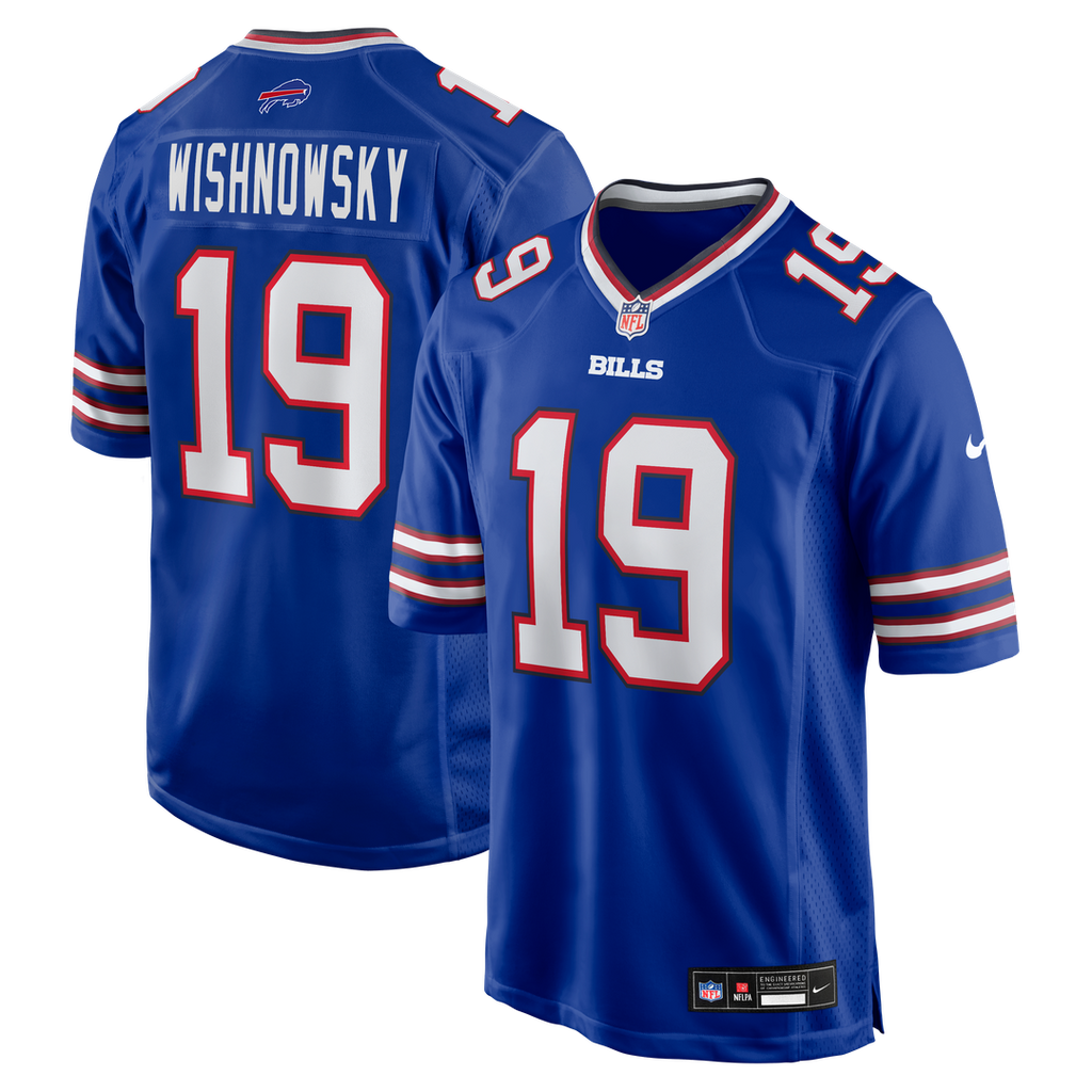 Mitch Wishnowsky Buffalo Bills Nike Team Game Official Jersey -  Royal