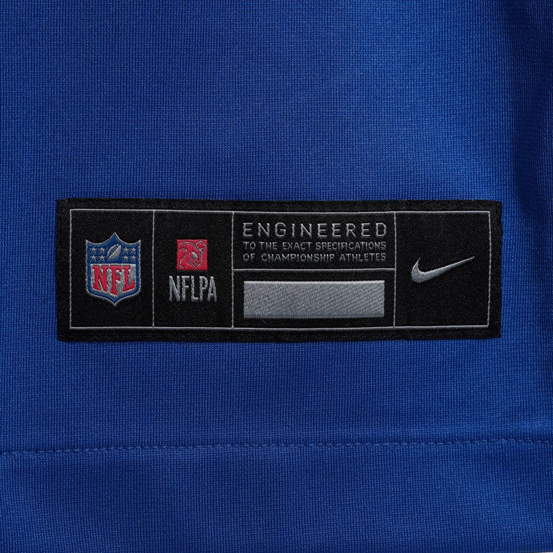 Jaxson Dart New York Giants Nike  Game Official Jersey - White