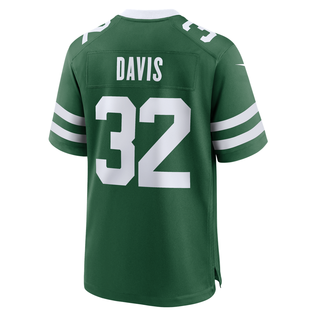 Isaiah Davis New York Jets Nike Team Game Official Jersey - Legacy Green
