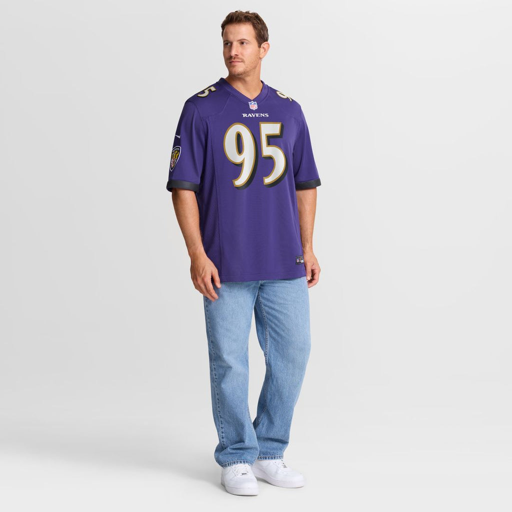 Tavius Robinson Baltimore Ravens Nike Team Game Official Jersey -  Purple