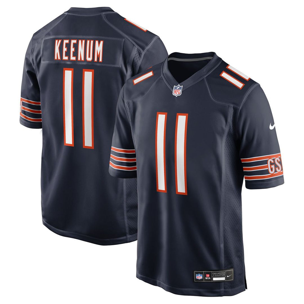 Case Keenum Chicago Bears Nike Team Game Jersey - Navy
