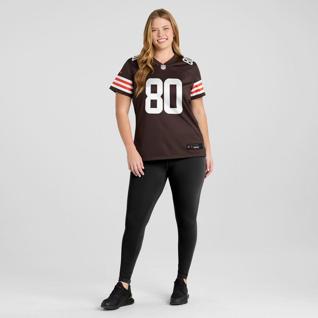 Jamari Thrash Cleveland Browns Nike Women's  Game Official Jersey -  Brown