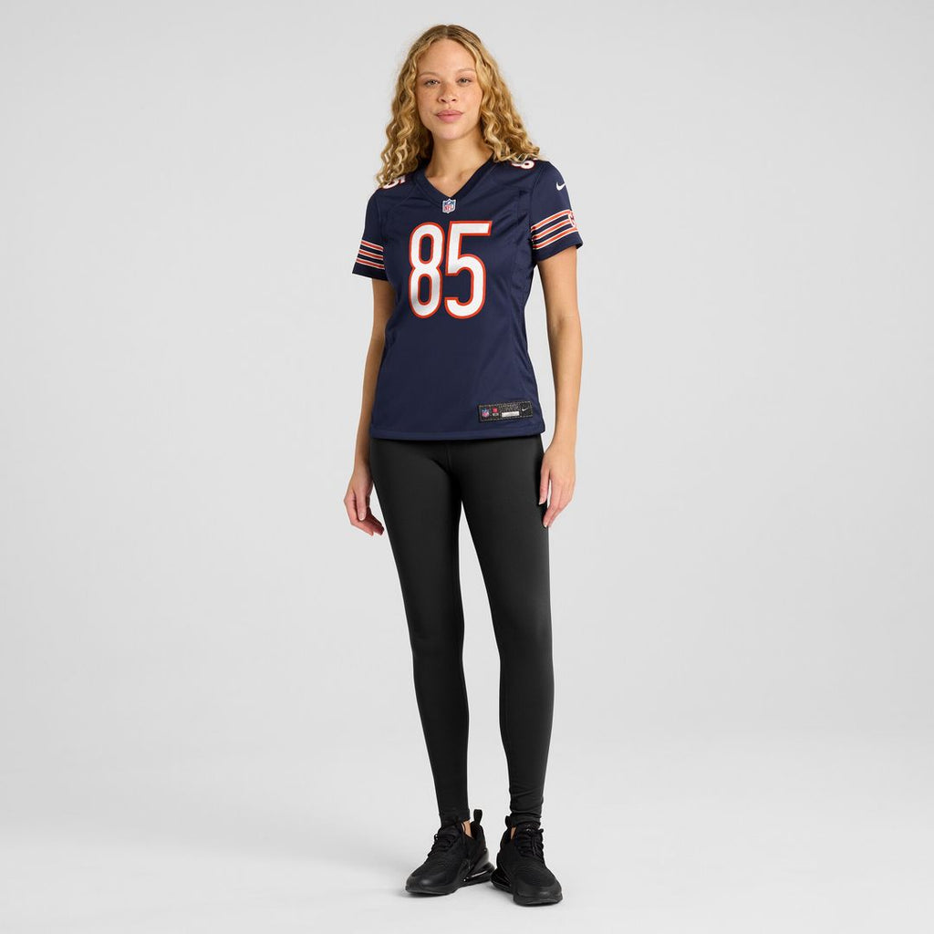 Cole Kmet Chicago Bears Nike Women's Game Official Jersey - Navy
