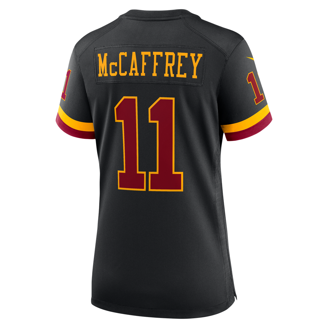 Luke McCaffrey Washington Commanders Nike Women's Hail Raiser Alternate Game Jersey - Black