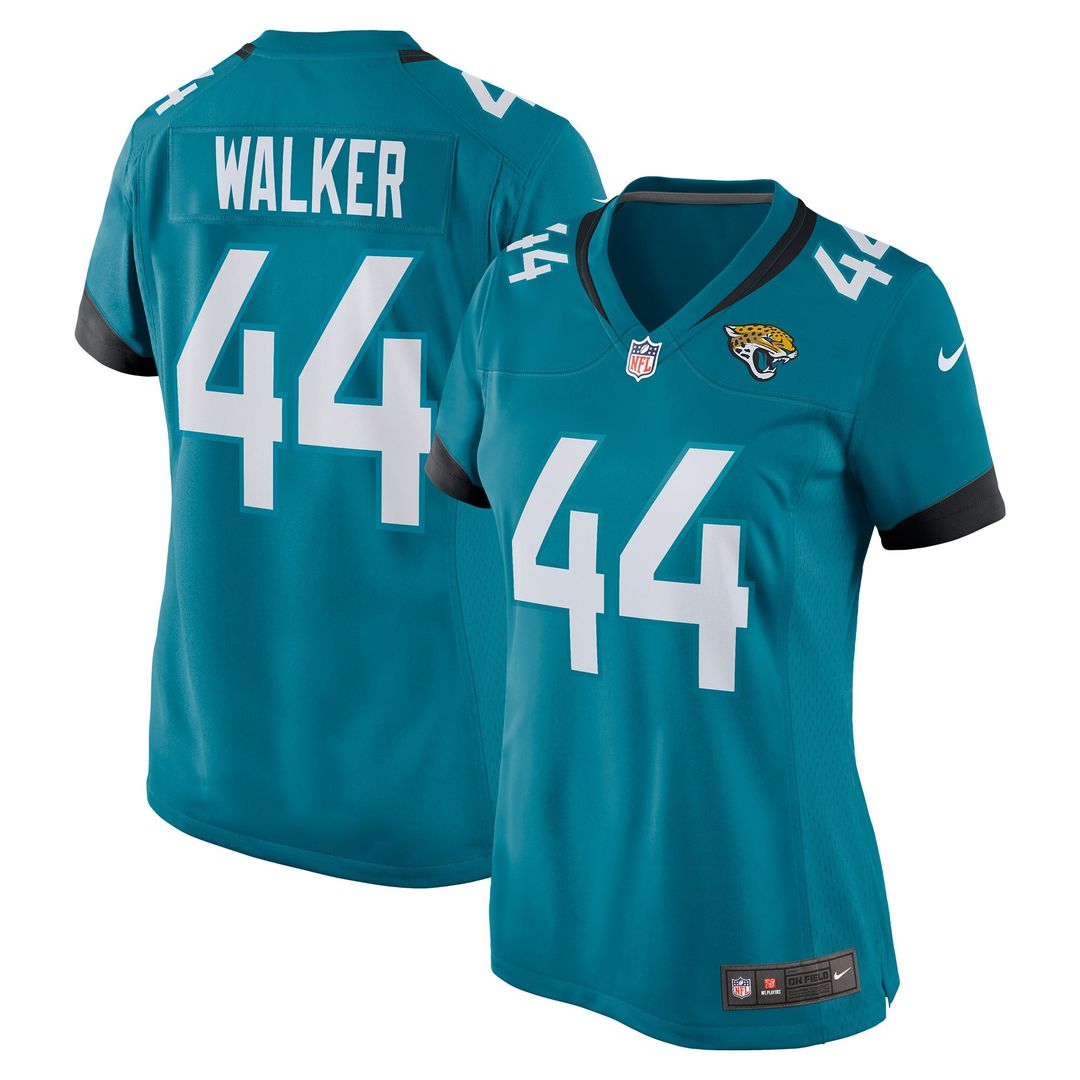 Travon Walker Jacksonville Jaguars Nike Women's Player Official Jersey - Teal