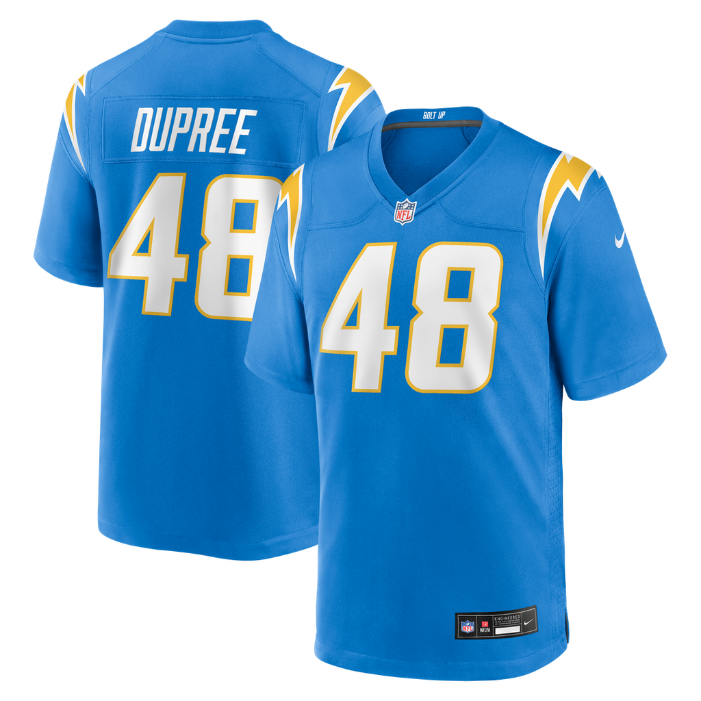Bud Dupree Los Angeles Chargers Nike Team Game Jersey - Powder Blue
