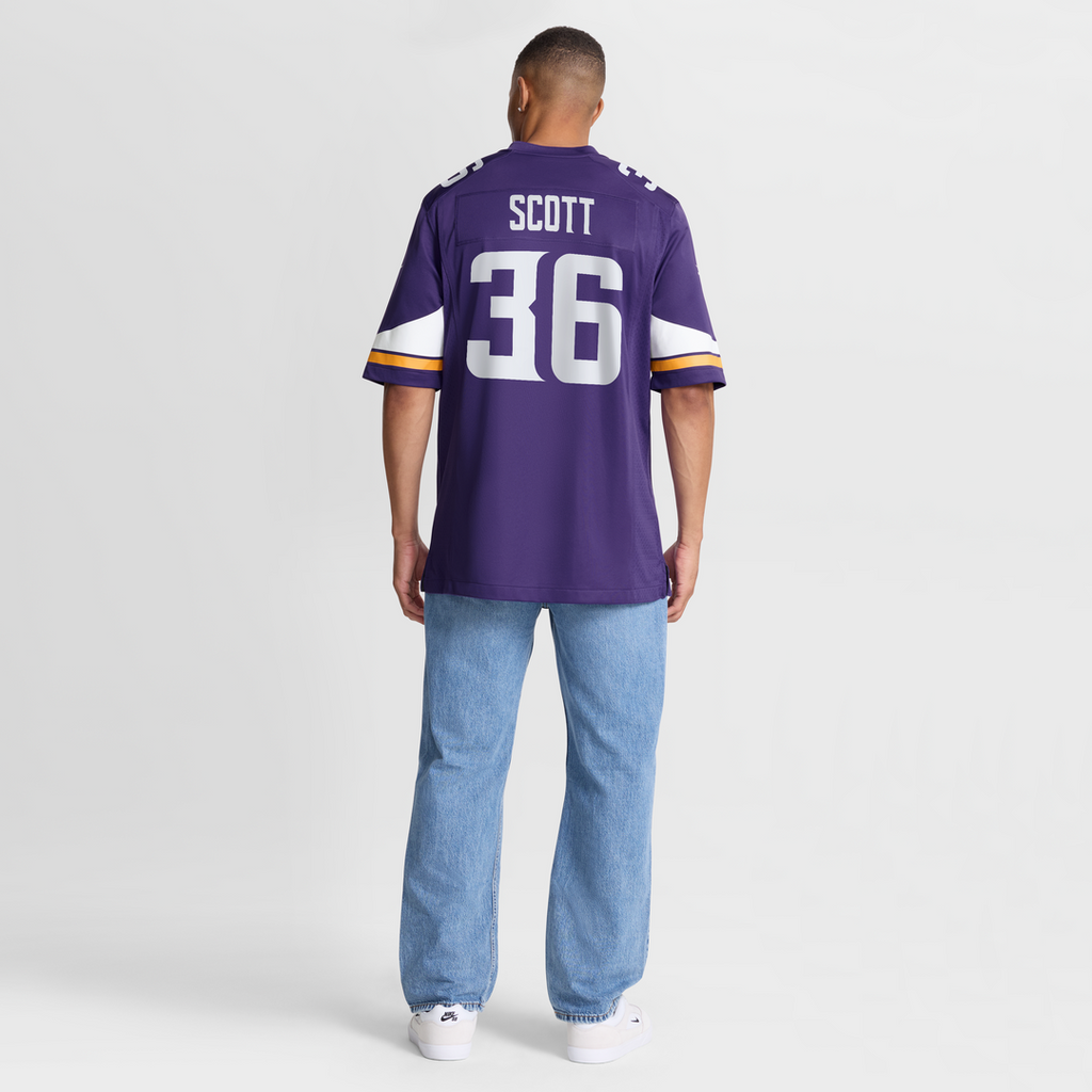 Zavier Scott Minnesota Vikings Nike Team Game Official Jersey -  Purple