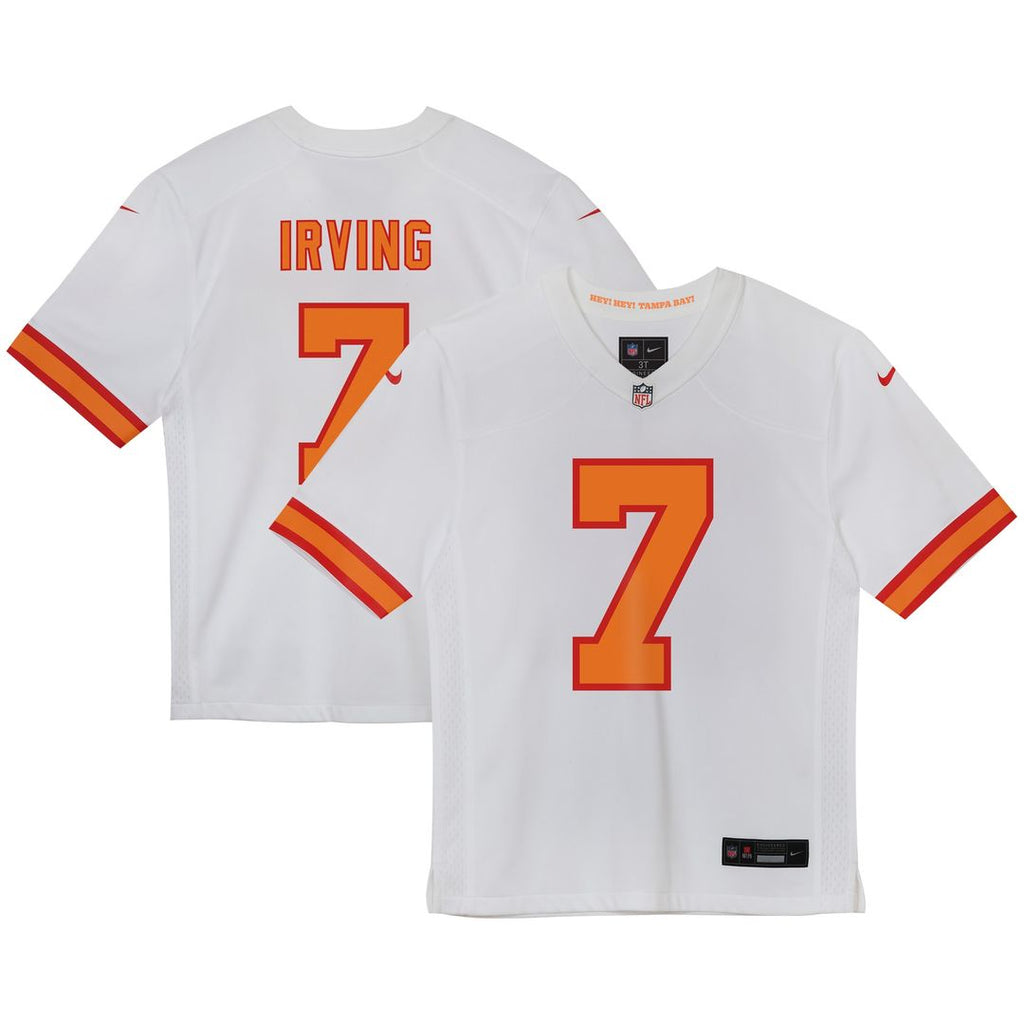 Bucky Irving '76 Tampa Bay Buccaneers Preschool  Game Official Jersey - White
