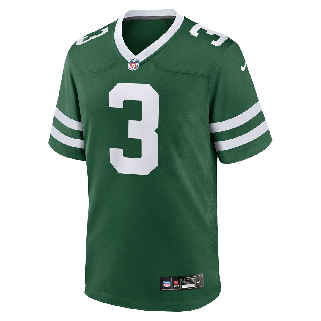 John Metchie III New York Jets Nike Team Game Official Jersey - Legacy Green