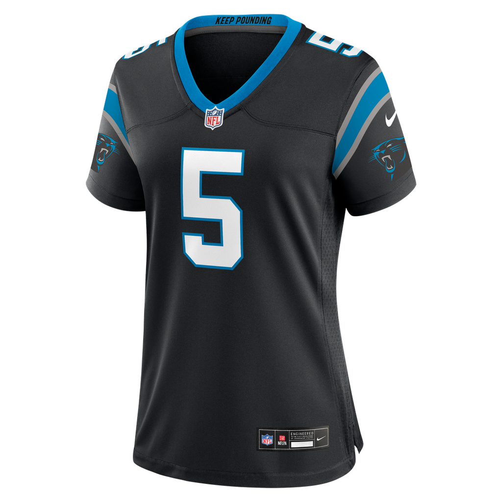 Jaelan Phillips Carolina Panthers Nike Women's Team Game Jersey - Black