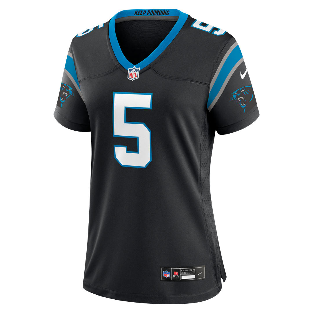 Jaelan Phillips Carolina Panthers Nike Women's Team Game Jersey - Black