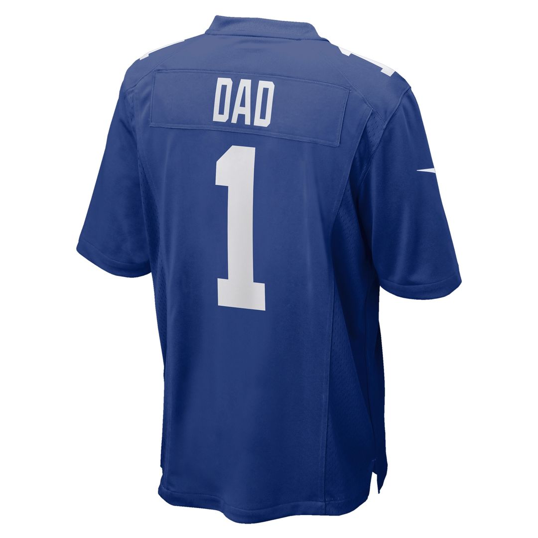 Number 1 Dad New York Giants Nike Game Official Jersey - Royal