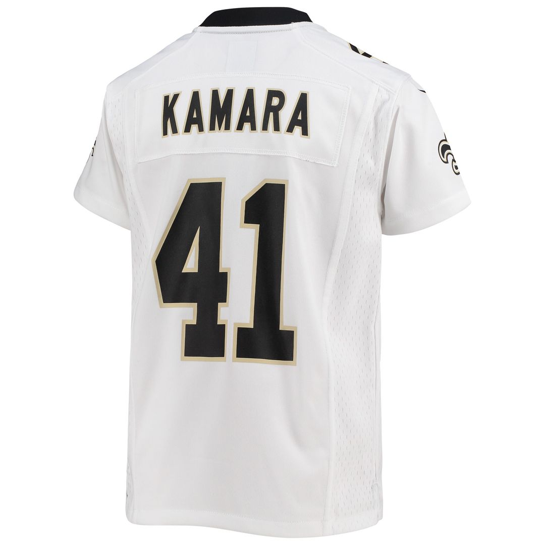 Alvin Kamara New Orleans Saints Nike Youth Game Official Jersey - White
