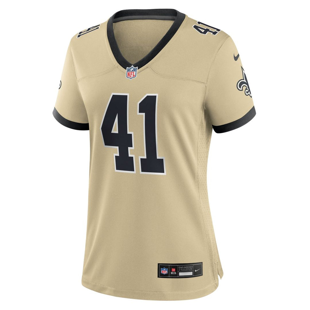 Alvin Kamara New Orleans Saints Nike Women's Game Official Jersey - Black