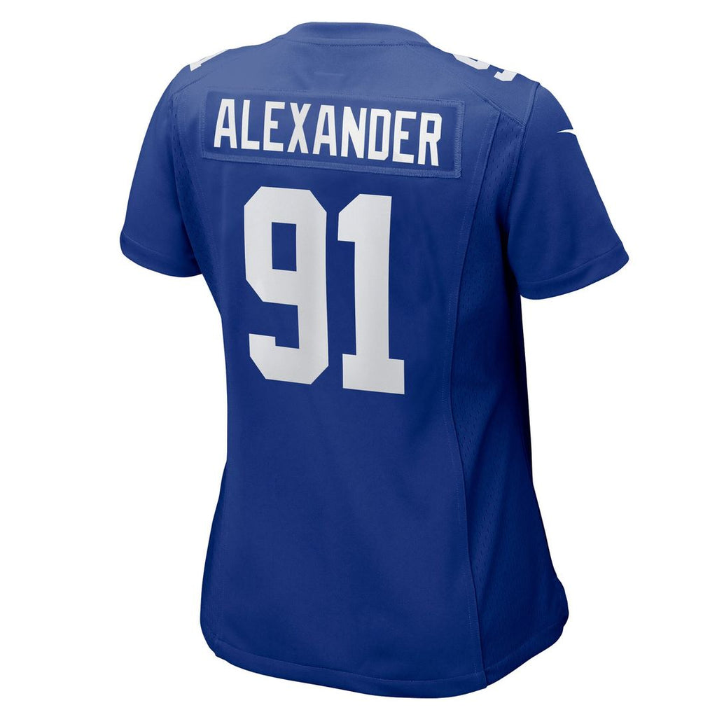 Darius Alexander New York Giants Nike Women's Team Game Jersey - Royal