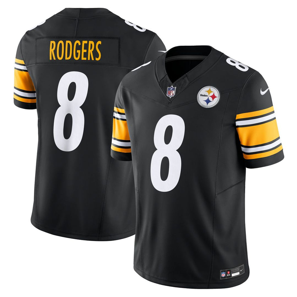 Aaron Rodgers Pittsburgh Steelers Nike Team  Vapor F.U.S.E. Limited Official Jersey - Black