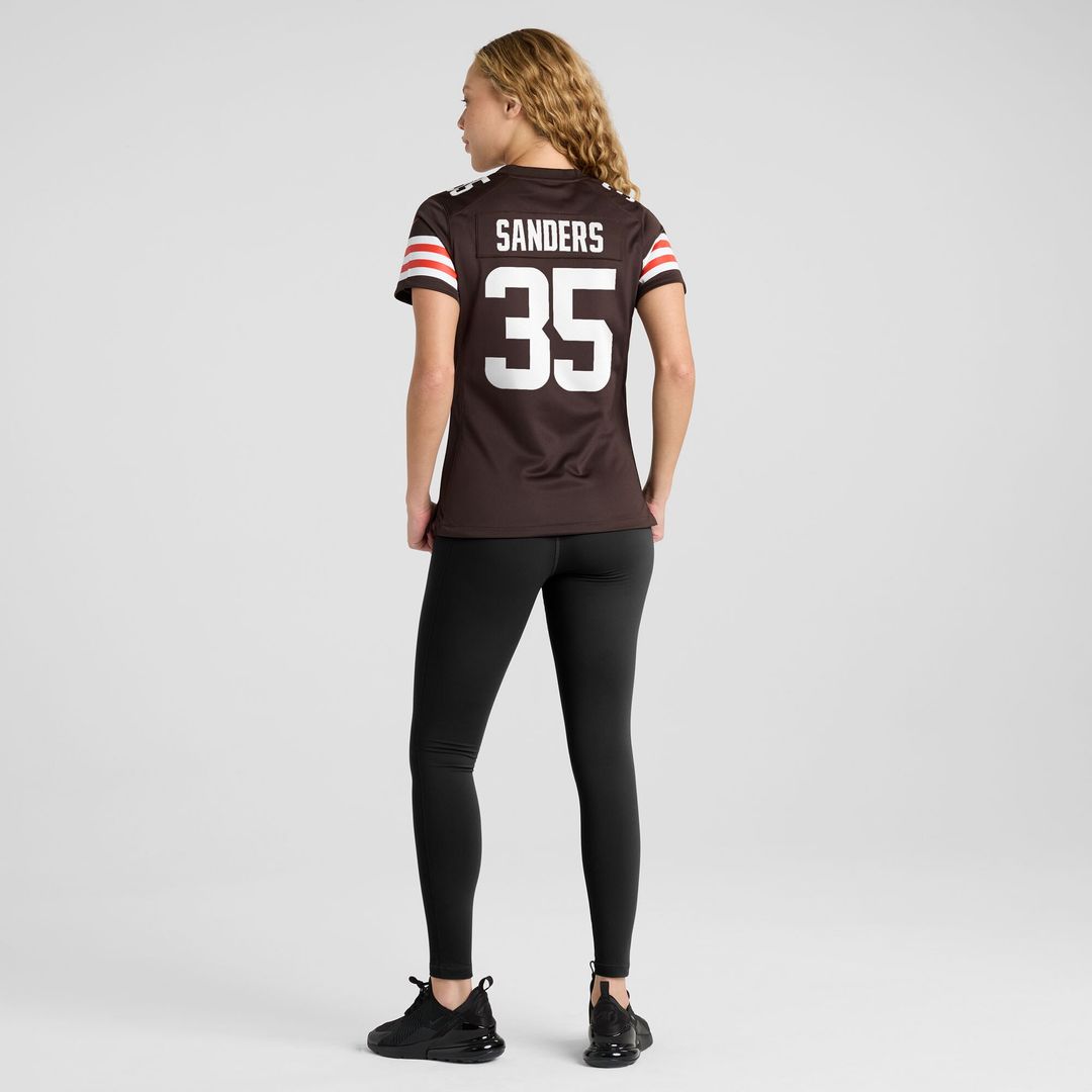 Raheim Sanders Cleveland Browns Nike Women's Team Game Jersey - Brown