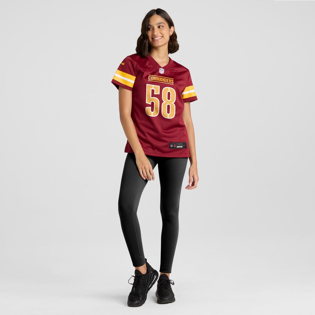 Jordan Magee Washington Commanders Nike Women's Team Game Official Jersey -  Burgundy