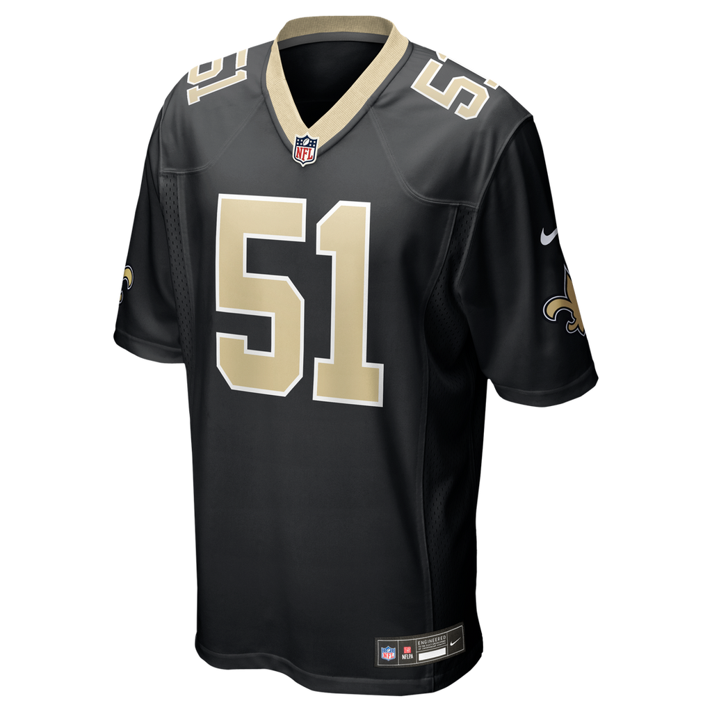Cesar Ruiz New Orleans Saints Nike Player Game Official Jersey - Black