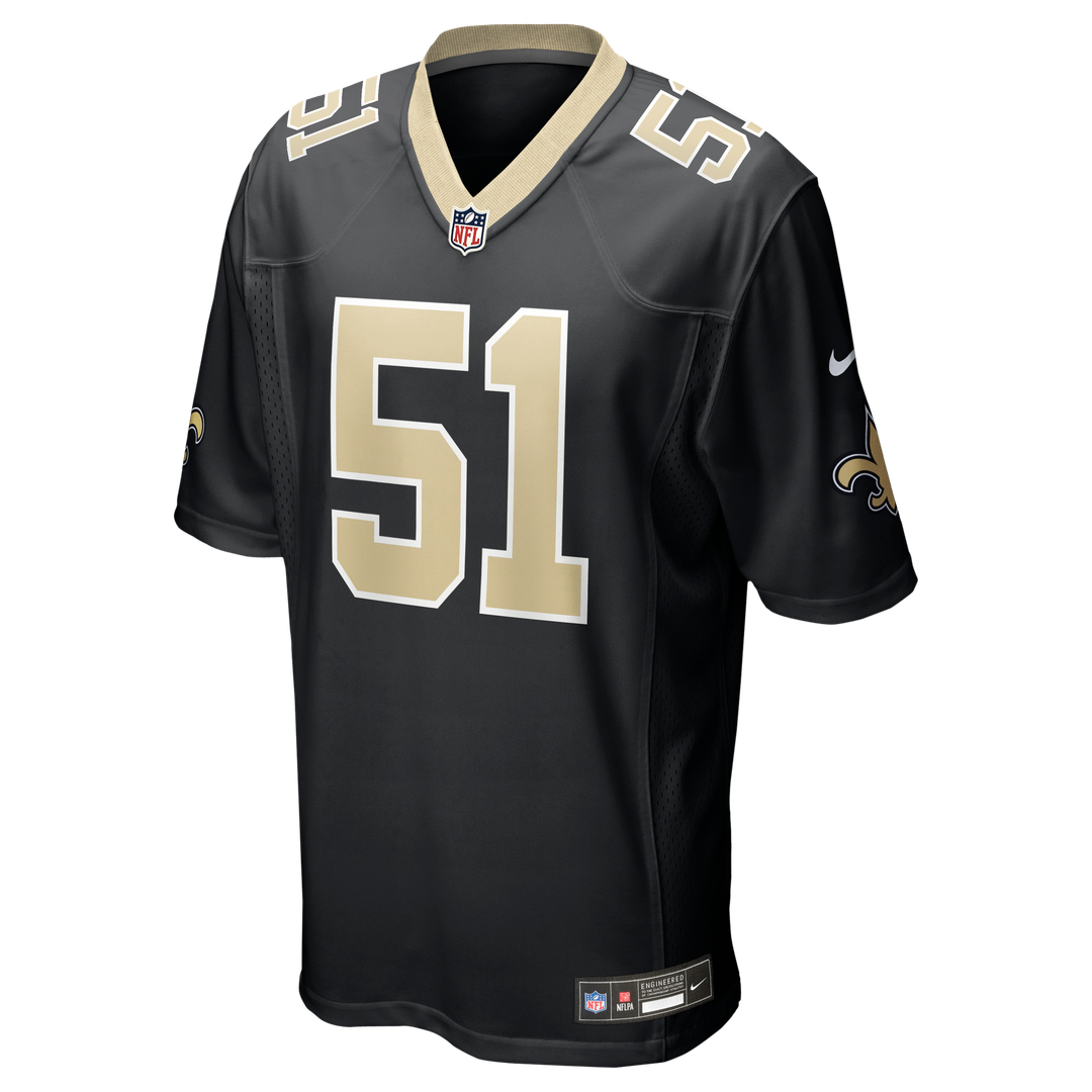 Cesar Ruiz New Orleans Saints Nike Player Game Official Jersey - Black