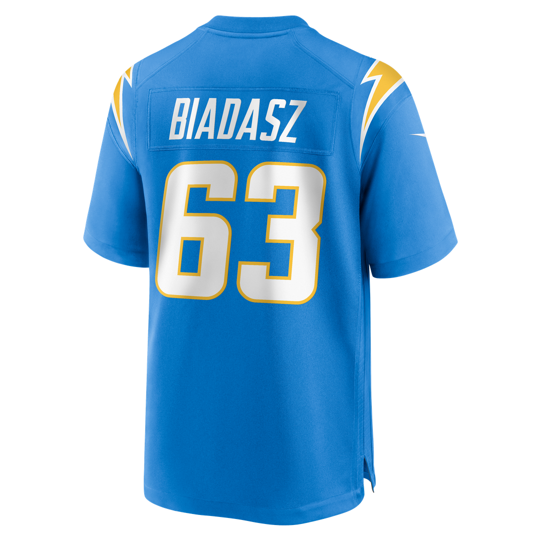 Tyler Biadasz Los Angeles Chargers Nike Team Game Jersey - Powder Blue