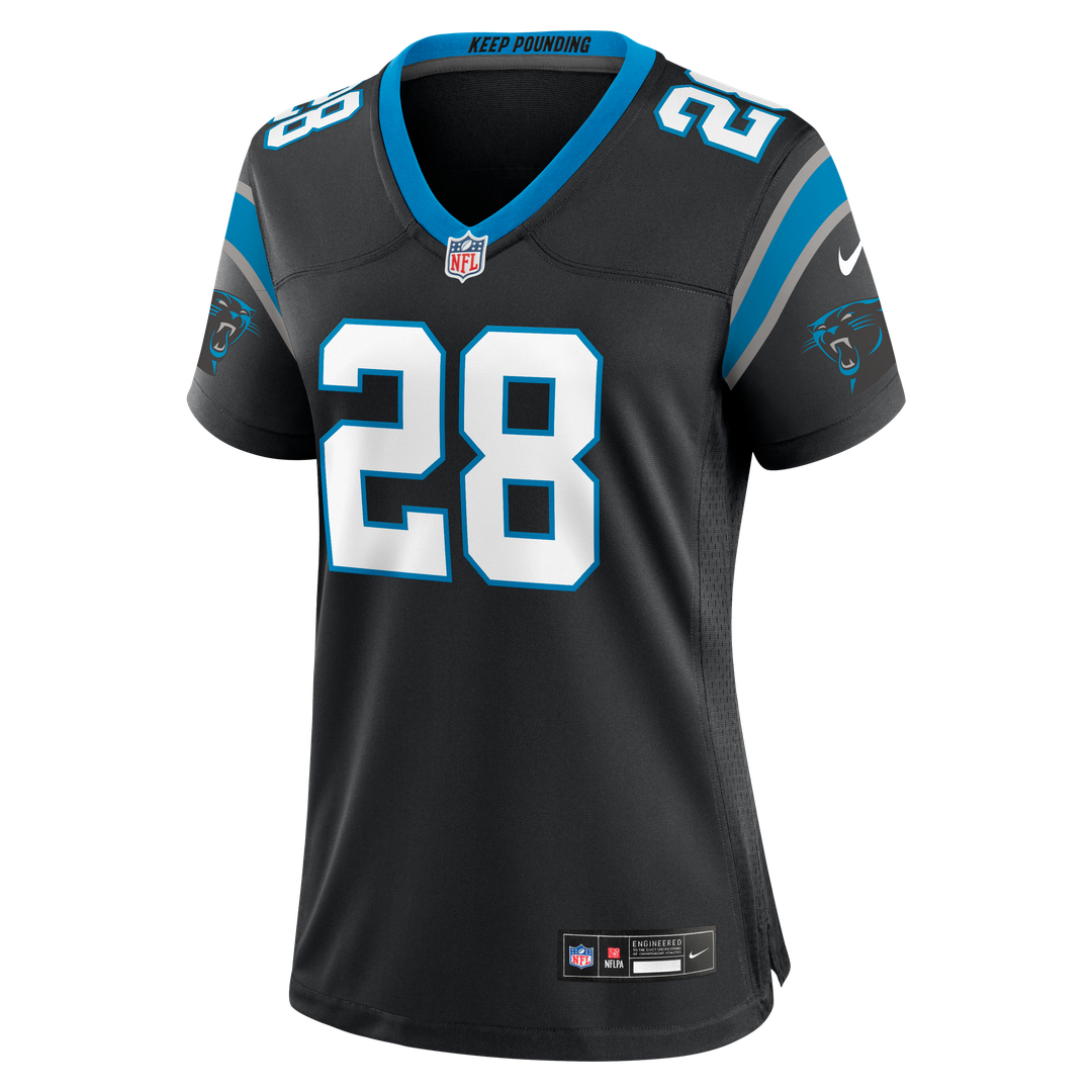 AJ Dillon Carolina Panthers Nike Women's Team Game Jersey - Black
