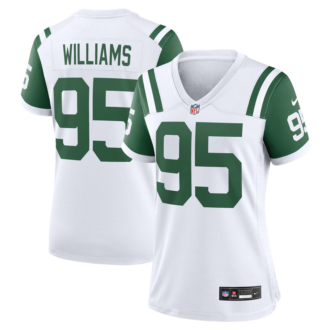 Quinnen Williams New York Jets Nike Women's Alternate Game Jersey - Legacy Black