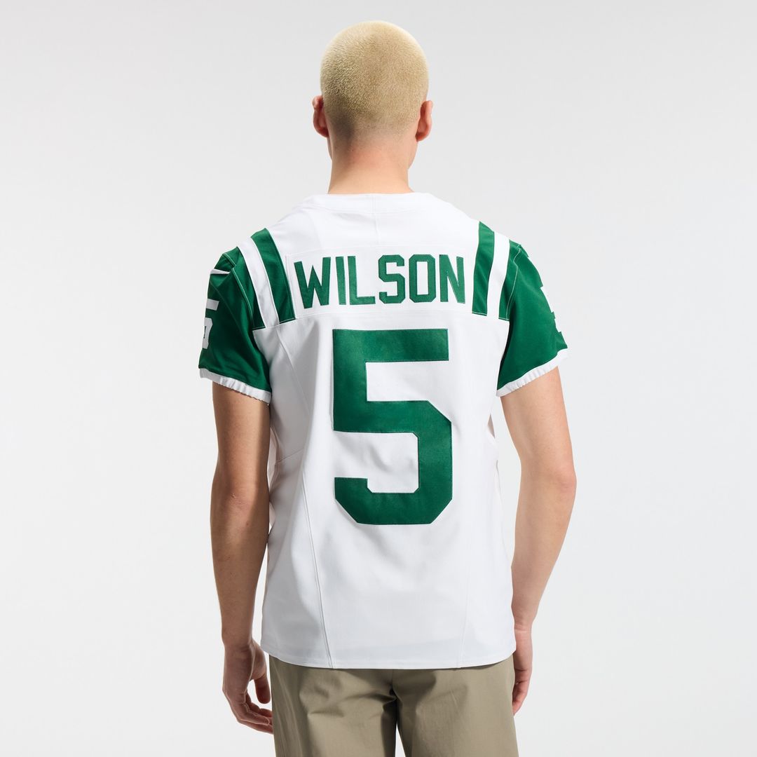 Garrett Wilson New York Jets Nike Classic Alternate Vapor F.U.S.E. Elite Official Jersey - White