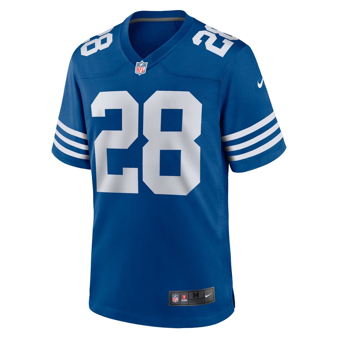 Jonathan Taylor Indianapolis Colts Nike Alternate Game Official Jersey - Royal