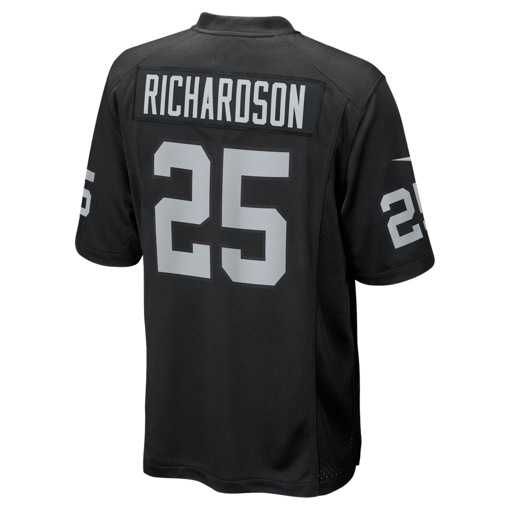 Decamerion Richardson Las Vegas Raiders Nike Team Game Official Jersey -  Black
