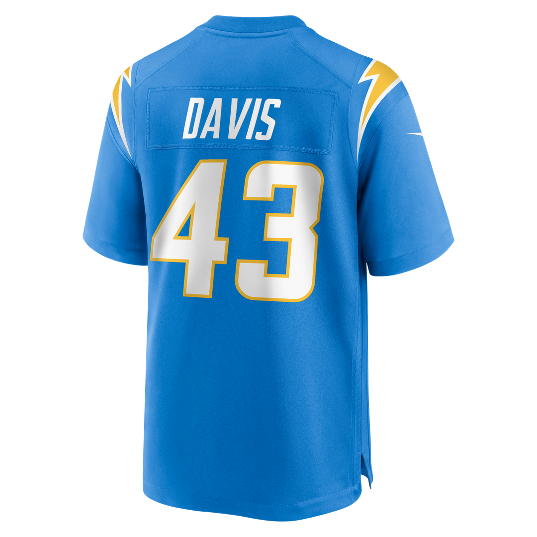 Michael Davis Los Angeles Chargers Nike Game Official Jersey - Powder Blue