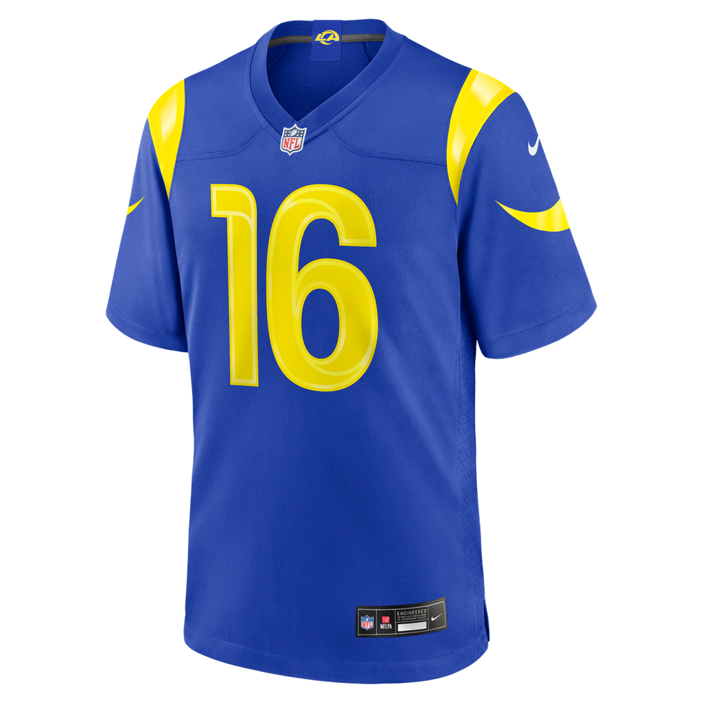Tru Edwards Los Angeles Rams Nike Team Game Official Jersey - Royal