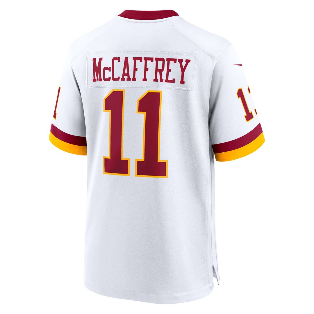 Luke McCaffrey Washington Commanders Nike Hail Raiser Alternate Game Official Jersey - Black