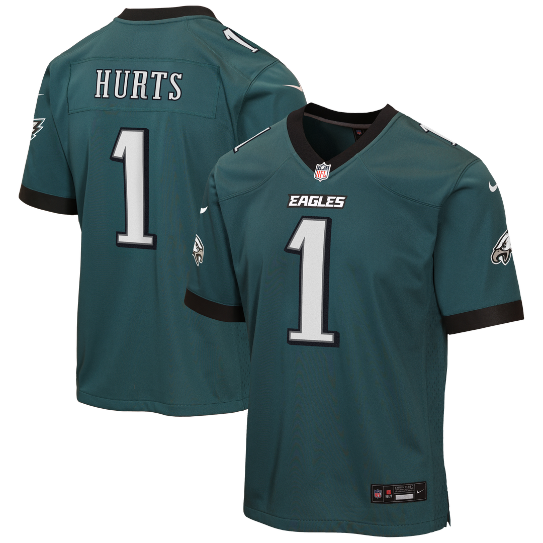 Jalen Hurts Philadelphia Eagles Nike Youth Alternate Game Jersey - Black