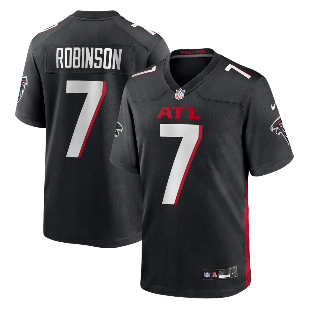 Bijan Robinson Atlanta Falcons Nike  Game Official Jersey - Black