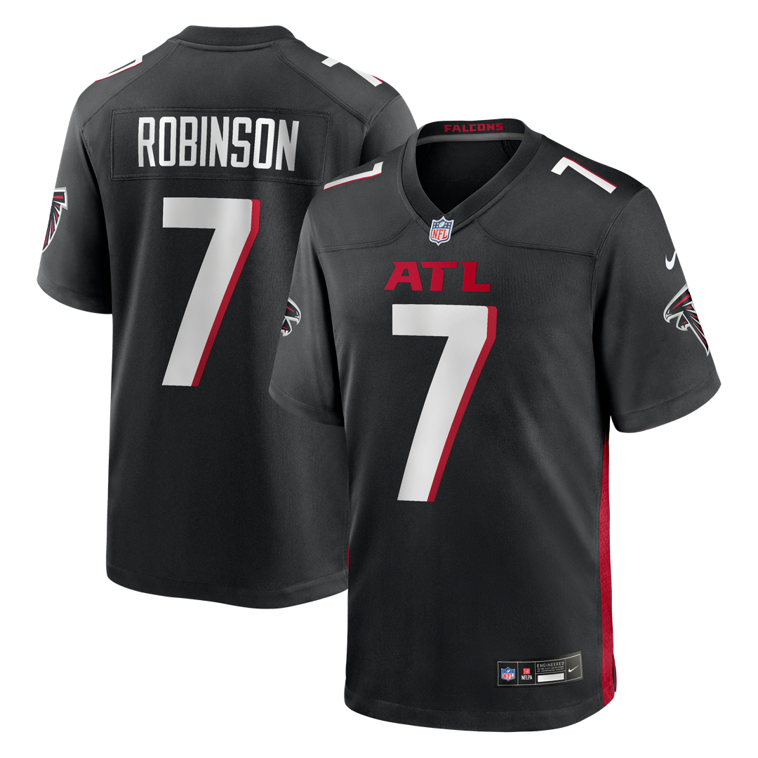 Bijan Robinson Atlanta Falcons Nike  Game Official Jersey - Black