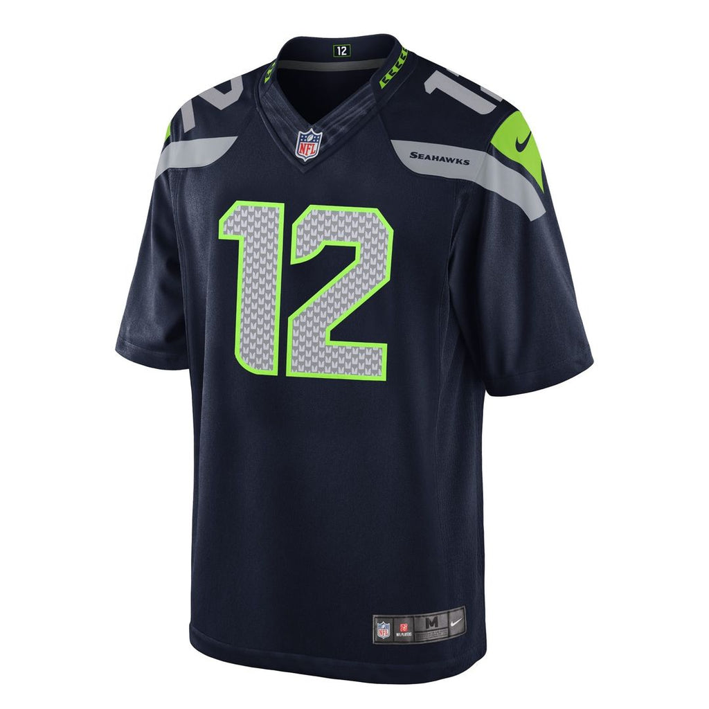 12th Fan Seattle Seahawks Nike Youth Game Official Jersey - College Navy
