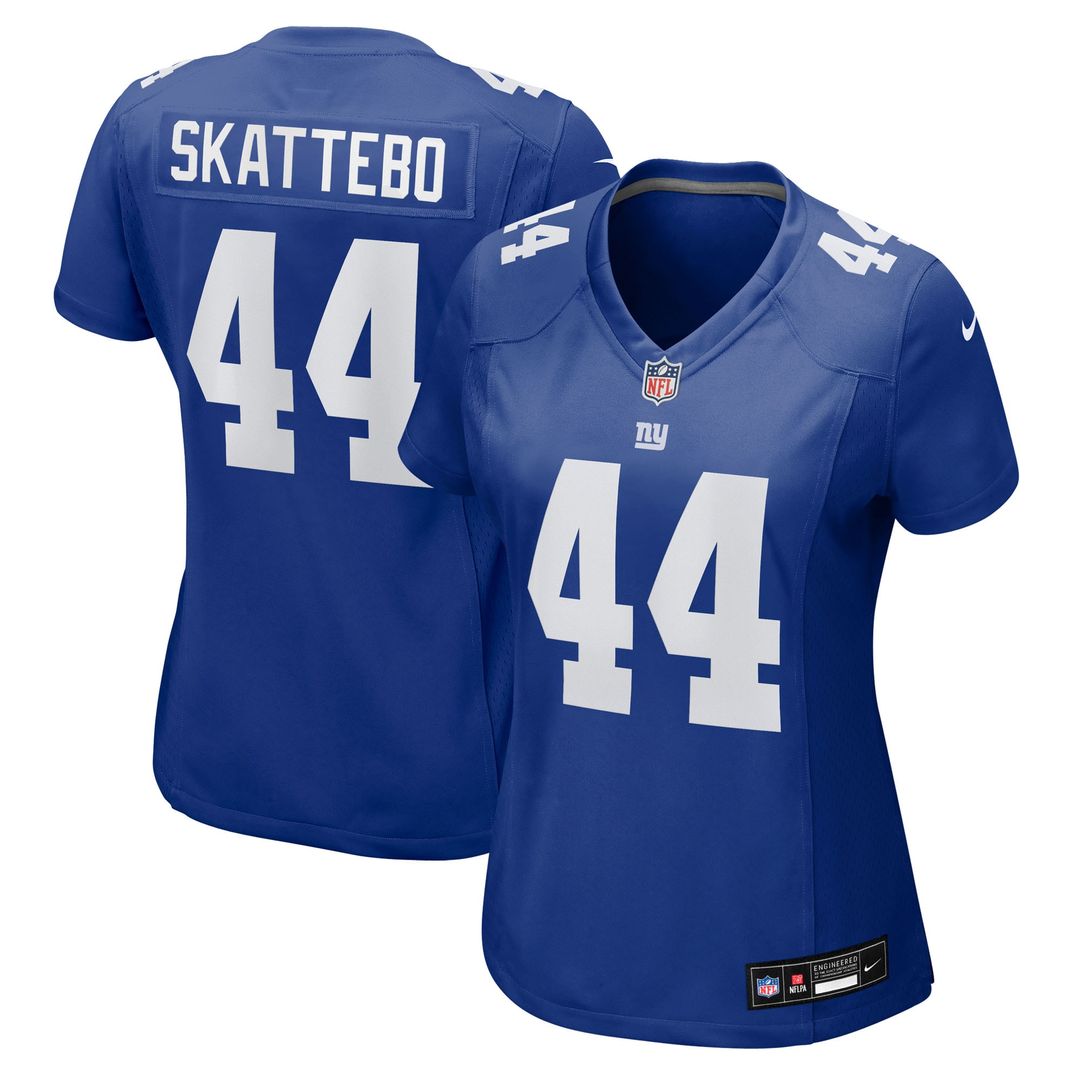 Cam Skattebo New York Giants Nike Women's Team Game Player Official Jersey - Royal