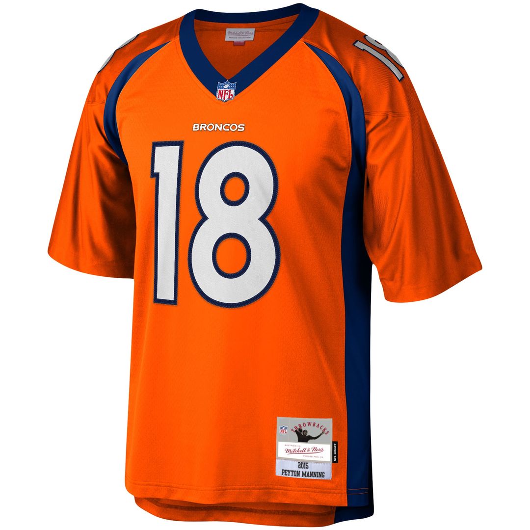 Peyton Manning Denver Broncos Mitchell & Ness Legacy Replica Official Jersey - Orange