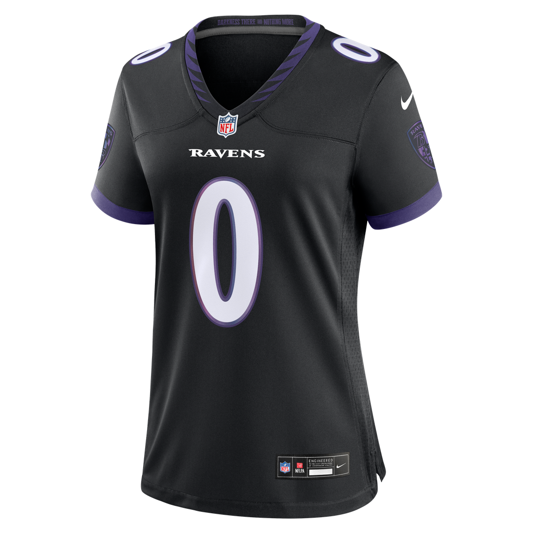 Roquan Smith Baltimore Ravens Nike Women's Alternate Game Official Jersey - Black