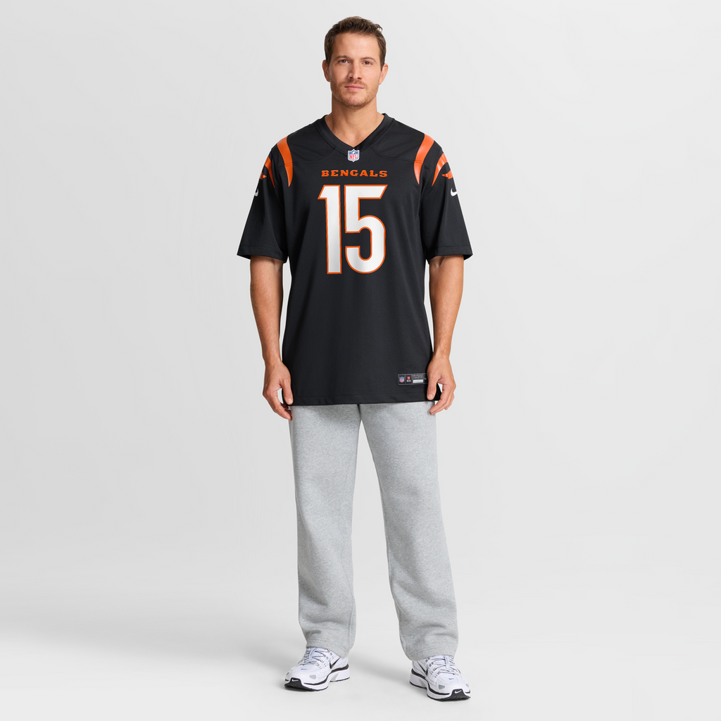 Charlie Jones Cincinnati Bengals Nike Team Game Jersey - Black