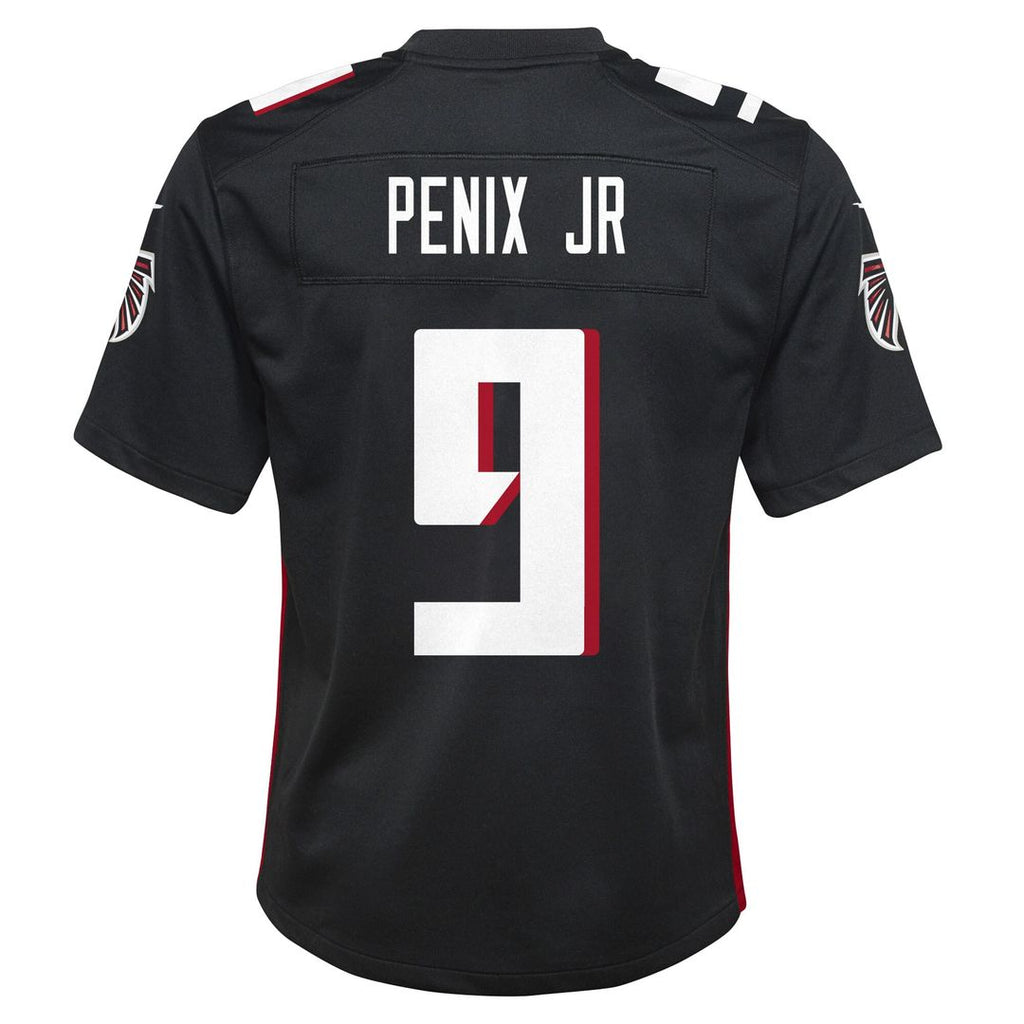 Michael Penix Jr. Atlanta Falcons Nike Youth Team Game Official Jersey - Black