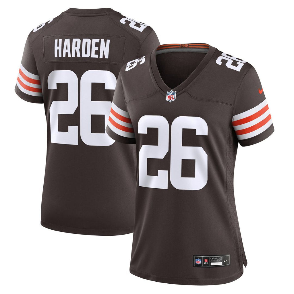 Myles Harden Cleveland Browns Nike Women's Game Jersey - Brown