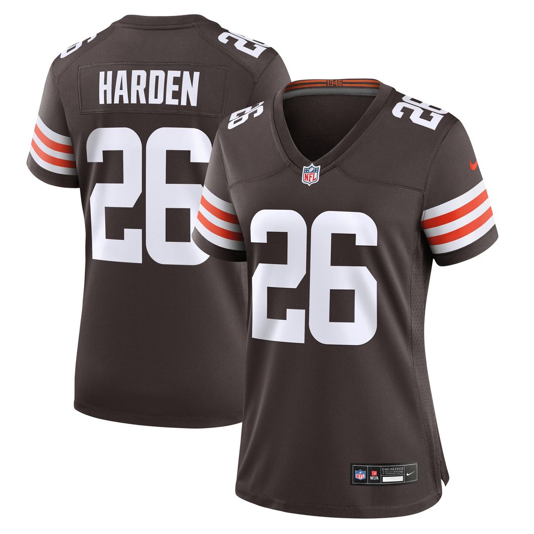 Myles Harden Cleveland Browns Nike Women's Game Jersey - Brown
