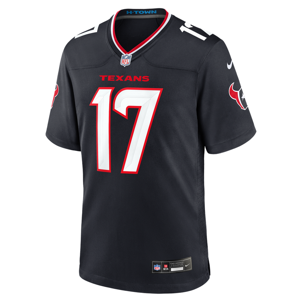Braxton Berrios Houston Texans Nike Team Game Jersey - Navy