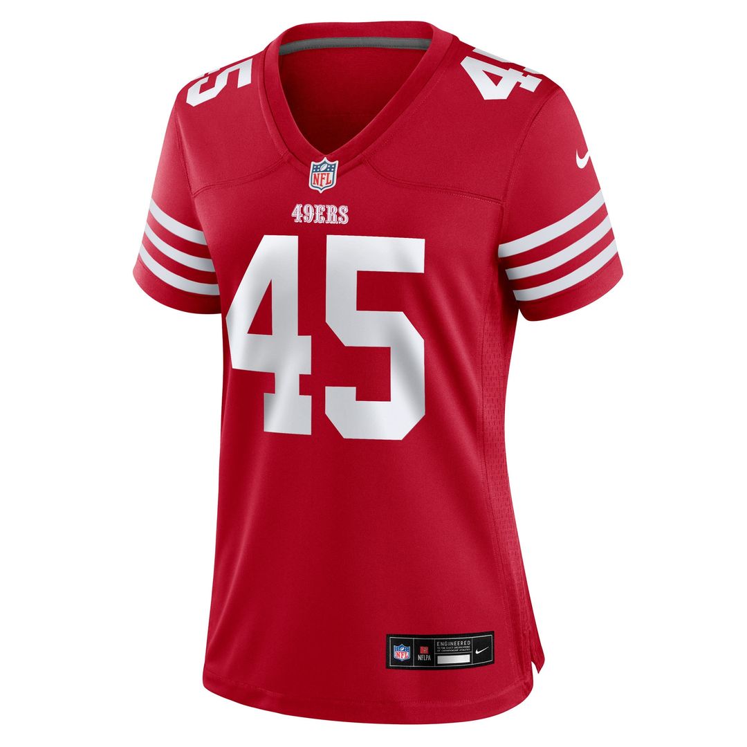 Nick Martin San Francisco 49ers Nike Women's Team Game Jersey - Scarlet