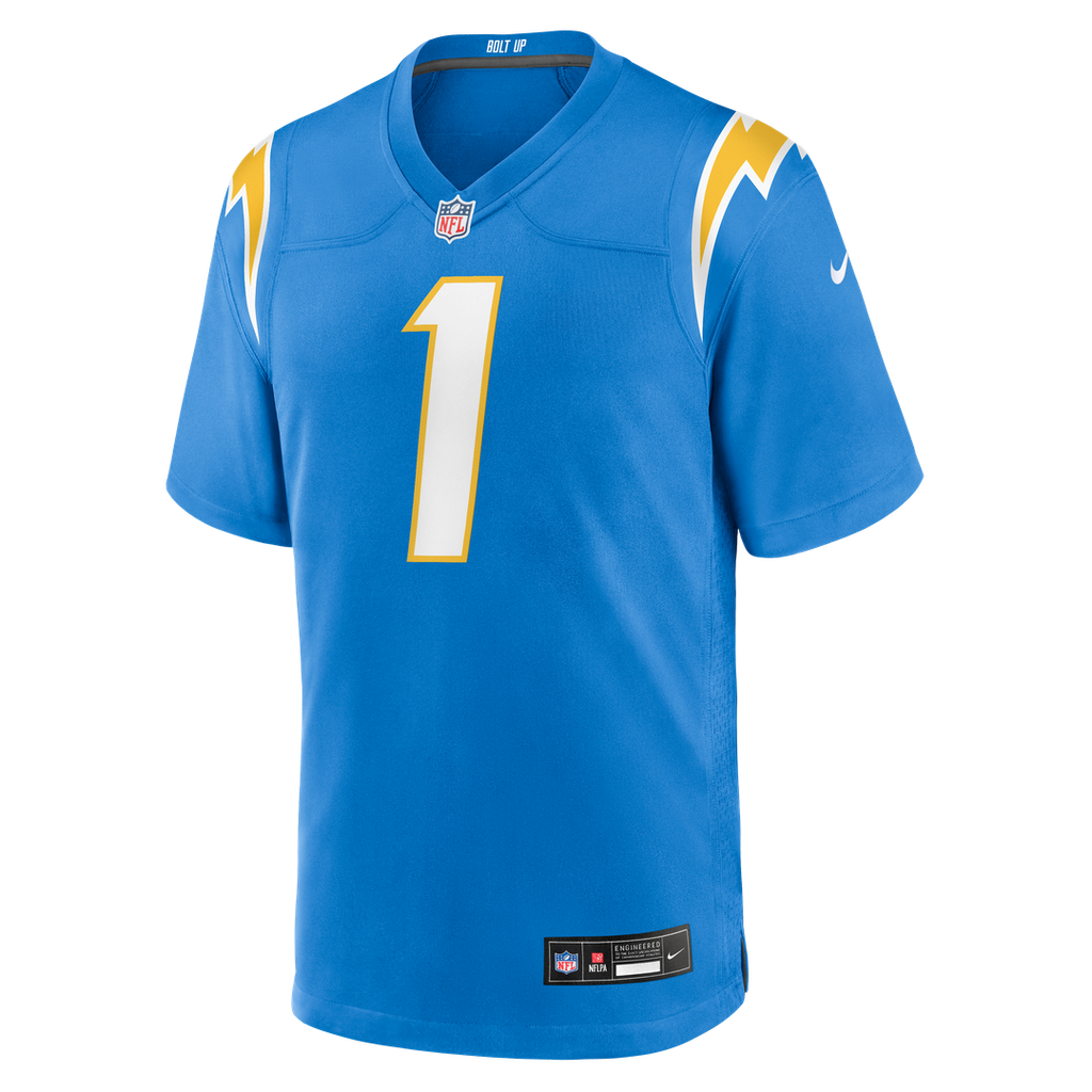 Akheem Mesidor Los Angeles Chargers Nike 2026 NFL Draft First Round Pick No. 22 Team Game Official Jersey - Powder Blue